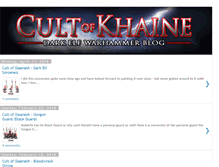 Tablet Screenshot of cultofkhaine.com